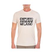 Heren R4 T-Shirt - Stijlvol en Comfortabel Ontwerp Emporio Armani , Be...
