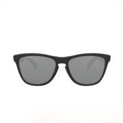 Retro Stijl Zonnebril - Frogskins Gepolariseerd Oakley , Black , Unise...