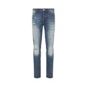 Indigo Denim 5 Zak Jeans Armani Exchange , Blue , Heren