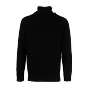 Zwarte Gebreide Kleding voor Mannen Ten C , Black , Heren