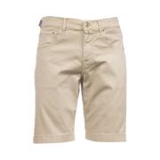 Casual Shorts 5-Pocket Stijl Jacob Cohën , Beige , Heren