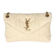 Pre-owned Suede shoulder-bags Yves Saint Laurent Vintage , Beige , Dam...