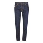 Super Slim Fit Donkere Medium Wassing Jeans Jacob Cohën , Blue , Heren