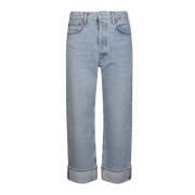 Force Fran JN Cropped Jeans Agolde , Blue , Dames