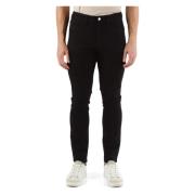 Skinny Fit Jeans Vijf Zakken J14 Armani Exchange , Black , Heren