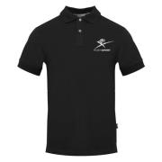 Katoenen poloshirt met korte mouwen Plein Sport , Black , Heren