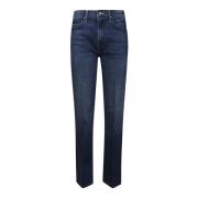 Slim-Fit Straight Leg Jeans Mother , Blue , Dames