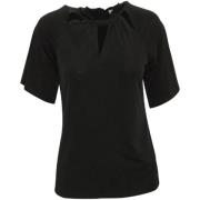 Pre-owned Polyester tops Michael Kors Pre-owned , Black , Dames