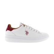 Witte Casual Sneakers voor Mannen U.s. Polo Assn. , White , Heren