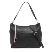 Pre-owned Leather shoulder-bags MCM Pre-owned , Black , Dames