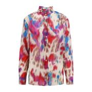 Multicolor Katoenen Shirt Isabel Marant Étoile , Multicolor , Dames