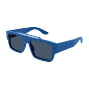Vierkante zonnebril Gg1460S 008 Gucci , Blue , Heren