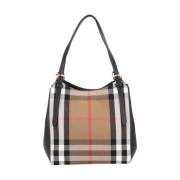 Dames Schoudertas met Logo Burberry , Multicolor , Dames