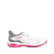 Roze Sneakers met Reliëf Afwerking Mizuno , Multicolor , Dames