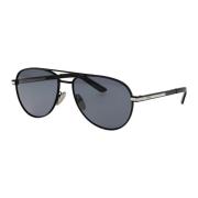 Stylish Sunglasses for Sunny Days Prada , Black , Heren