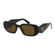 Stijlvolle zonnebril met 0PR 17Ws ontwerp Prada , Black , Dames