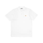 Pique Polo Shirt Carhartt Wip , White , Heren