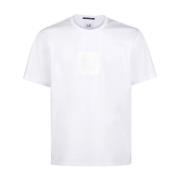 Metropolis Serie Wit Badge T-Shirt C.p. Company , White , Heren