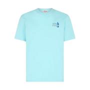 Celeste Portofino T-shirt MC2 Saint Barth , Blue , Heren