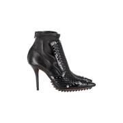 Pre-owned Leather boots Givenchy Pre-owned , Black , Dames