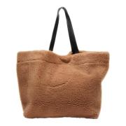 Nepbont Handtas Zand Shopping Tas Stand Studio , Brown , Dames