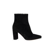 Pre-owned Suede boots Gianvito Rossi Pre-owned , Black , Dames