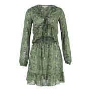 Pre-owned Cotton dresses Michael Kors Pre-owned , Green , Dames