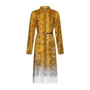 Gele Nereo Jurk Collectie Max Mara Studio , Multicolor , Dames