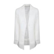 Roze Dubbellaagse Blazer Max Mara , White , Dames