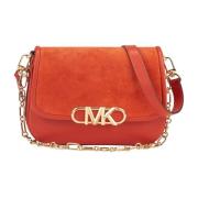 Parker Schoudertas in Koper Michael Kors , Orange , Dames