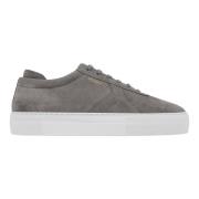 Grijze Suede Platform Sneakers Axel Arigato , Gray , Heren