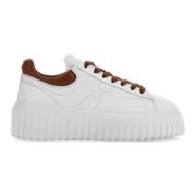 Witte H-Stripes Sneakers Hogan , White , Dames