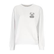 Witte Sweater met 1V6A170644220001 Moschino , White , Dames