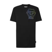 Stijlvol T-shirt voor Mannen Philipp Plein , Black , Heren