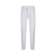 Witte Bull Skater Jeans Dsquared2 , White , Heren