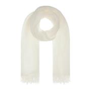 Sjaals & Shawls Collectie Max Mara , White , Dames