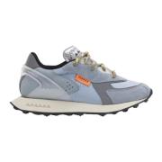 Jeans Suède Leren Sneakers RUN OF , Gray , Dames