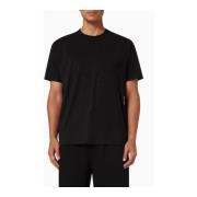 3D Logo Relief T-Shirt - Zwart Burberry , Black , Heren