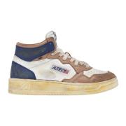 Vintage Medalist Leren Sneakers Autry , Multicolor , Dames