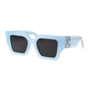 Catalina Zonnebril voor Stijlvolle Zonbescherming Off White , Blue , U...