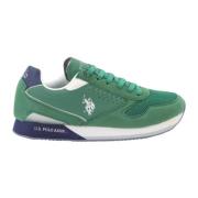Groene Slip-On Sportieve Sneakers U.s. Polo Assn. , Green , Heren