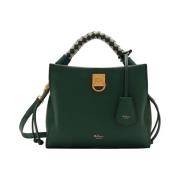 Groene Handtas Kleine Iris Model Mulberry , Green , Dames