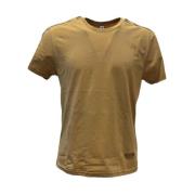 Casual Katoenen T-shirt Moschino , Brown , Heren