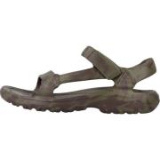 Hurricane Drift Platte Sandalen Teva , Green , Heren