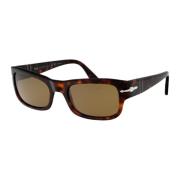 Stijlvolle zonnebril met model 0Po3326S Persol , Brown , Heren