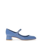 Moderne Mary Jane Blokhak Schoen Stuart Weitzman , Blue , Dames