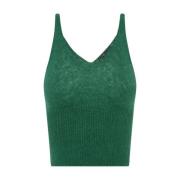 Groene Alpaca Merino Tank Top Cortana , Green , Dames