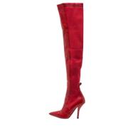 Pre-owned Fabric boots Fendi Vintage , Red , Dames
