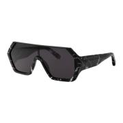 Stijlvolle zonnebril Spp047 Philipp Plein , Black , Heren