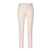Straight Leg Trousers in Subtle Shade Closed , Pink , Dames
